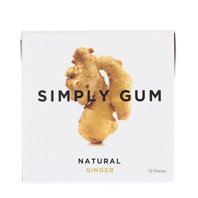 Simply Gum 口香糖,天然生薑,15 片