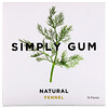 Simply Gum, Gum, Natural Fennel, 15 Pieces
