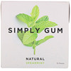 Simply Gum, Spearmint Natural Gum, 15 Pieces