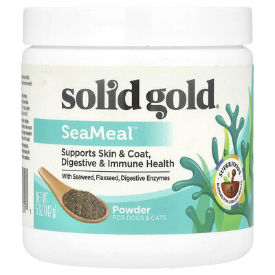 Product Image for Solid Gold, SeaMeal Powder, For Dogs & Cats , 5 oz (142 g)