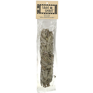 Отзывы о Сэйдж спирит, Native American Incense, White Sage, Large (8-9 inches), 1 Smudge Wand