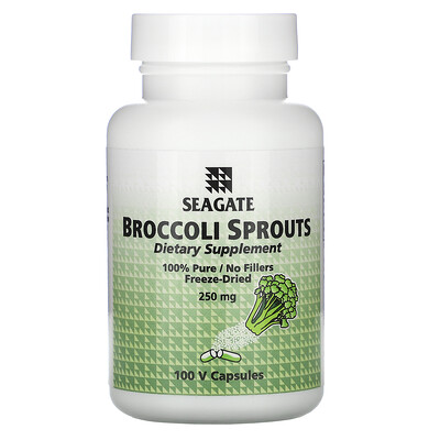 Seagate капуста брокколи, 250 мг, 100 растительных капсул