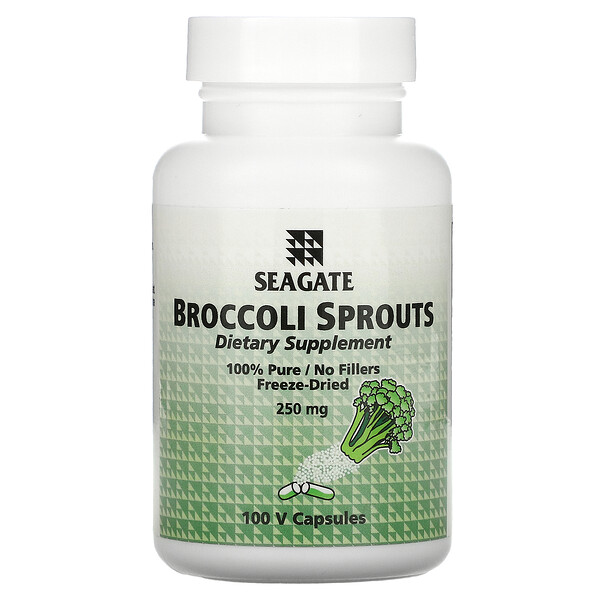 Seagate‏, Broccoli Sprouts, 250 mg, 100 Veggie Caps