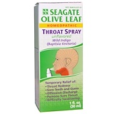 Seagate, Спрей для горла с листом оливы, без вкуса, 1 жидкая унция (30 мл) отзывы