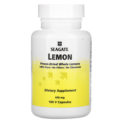 Seagate Лимон, 450 мг, 100 растительных капсул
