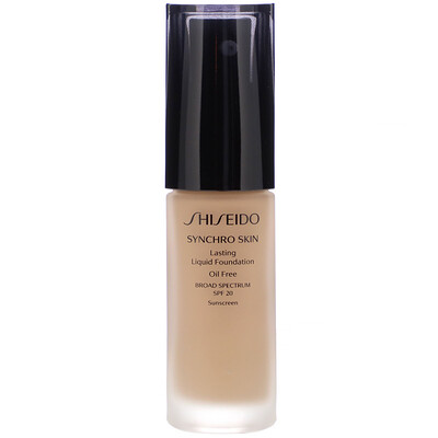 

Shiseido Synchro Skin, Lasting Liquid Foundation, SPF 20, Neutral 4, 1 fl oz (30 ml)