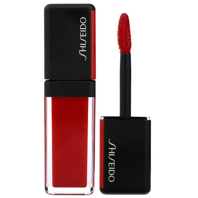Shiseido LacquerInk LipShine, 304 Techno Red, .2 fl oz (6 ml)