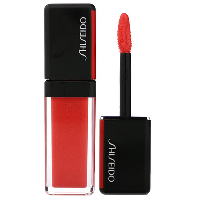 Shiseido LacquerInk LipShine, 306 Coral Spark, .2 fl oz (6 ml)