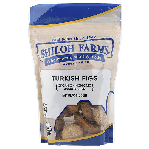 Shiloh Farms, Organic Turkish Figs, 9 oz (255 g)