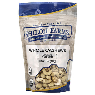 Shiloh Farms, Organic Whole Cashews, 11 oz (312 g)