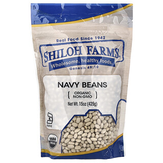 Shiloh Farms, Frijoles blancos orgánicos, 425 g (15 oz)