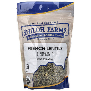 Shiloh Farms, Organic French Lentils, 15 oz (425 g)