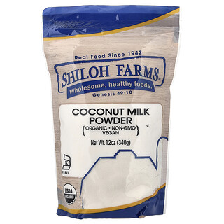 Shiloh Farms, Leche de coco orgánico en polvo, 340 g (12 oz)