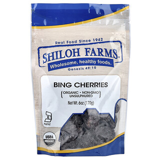 شيلو فارمز‏, كرز Bing العضوي ، 6 أونصات (170 جم)