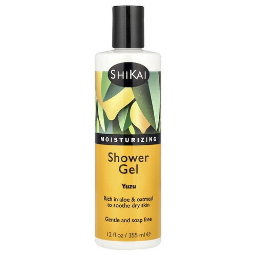 Shikai Moisturizing Shower Gel, Yuzu, 12 fl oz (355 ml)