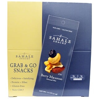 Sahale Snacks, Berry Macaroon Almond Mix,  9 Packs, 1.5 oz (42.5 g) Each