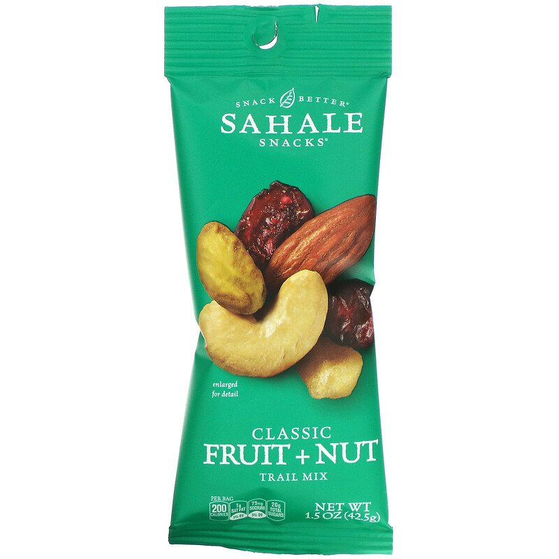 Sahale Snacks, Trail Mix, Classic Fruit + Nut Blend, 9 Packs, 1.5 oz
