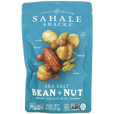 Sahale Snacks Snack Mix, морская соль и орехи, 4 унции (113 г)