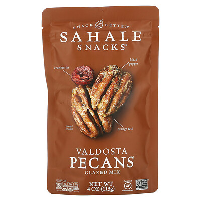 Купить Sahale Snacks Snack Better, смесь глазированных орехов пекан из Валдосты, 4 унции (113 г)