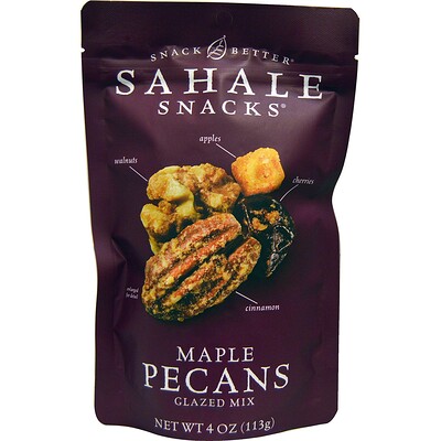 Sahale Snacks Глазированная смесь с кленовым пеканом, 4 унции (113 г)