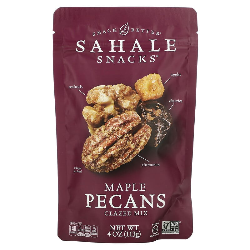 Sahale Snacks, Glazed Mix, Maple Pecans, 4 oz (113 g) - iHerb