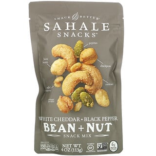 Sahale Snacks, Snack Mix, Белый чеддер, фасоль черного перца + орех, 4 унции (113 г)