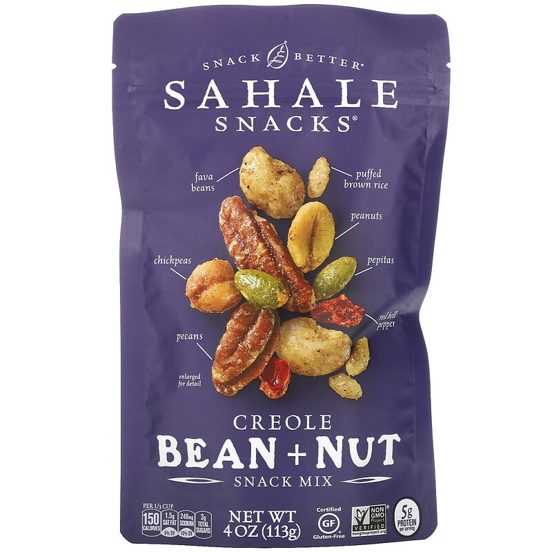 Sahale Snacks, Snack Mix, Creole Bean + Nut, 4 oz (113 g)