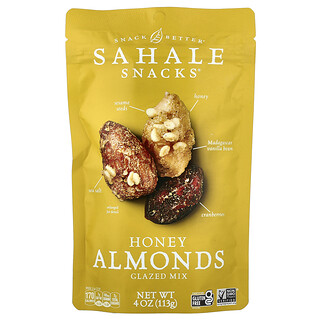 Sahale Snacks, Mezcla glaseada, Miel y almendras, 113 g (4 oz)