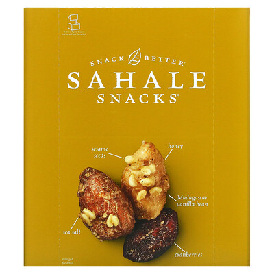 Sahale Snacks  Glazed Mix  Honey Almonds  9 Packs  1.5 oz (42.5 g) Each