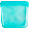 Stasher, Reusable Silicone Food Bag, Sandwich Size Medium, Aqua, 15 fl oz (450 ml)