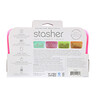 Stasher, Reusable Silicone Food Bag, Snack Size Small, Raspberry, 9.9 fl oz (293.5 ml)