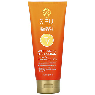 Sibu Beauty, Terapia de bayas del mar Crema corporal hidratante, 6 fl oz (177 ml)