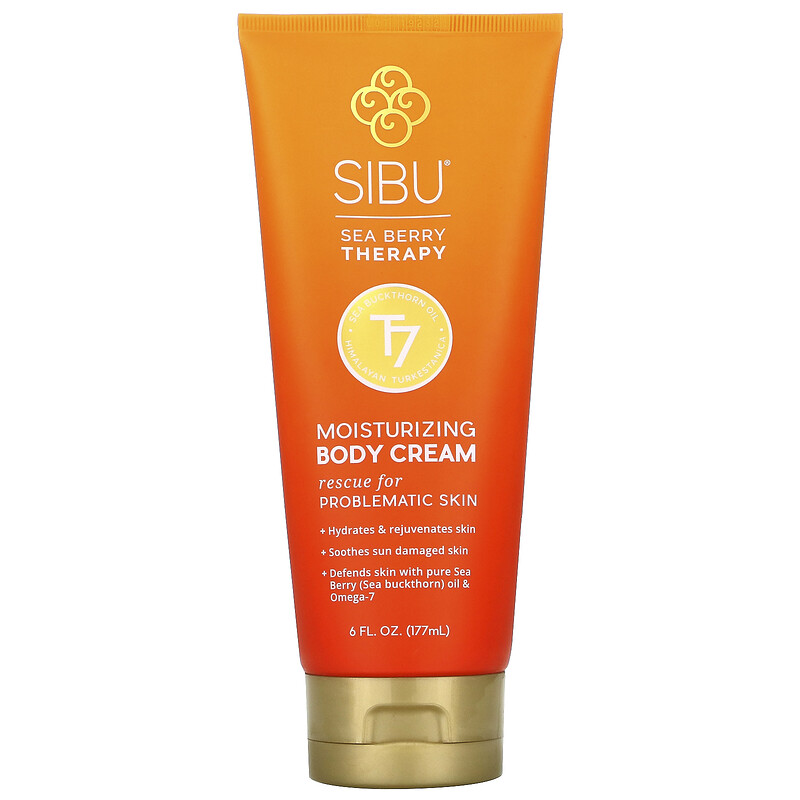 Sibu Beauty، كريم الجسم المرطب Sea Berry Therapy ، 6 أونصة سائلة (177 مل)