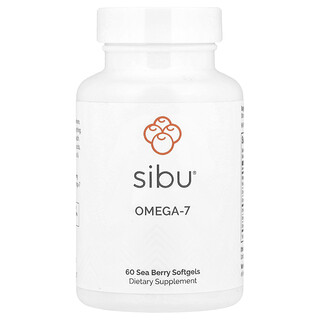 Sibu Beauty, Oméga-7, 60 capsules à enveloppe molle