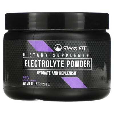 

Sierra Fit Electrolyte Powder Grape 10.15 oz (288 g)