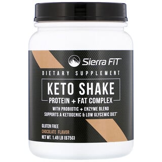Sierra Fit, Keto Shake, Chocolat, 675 g