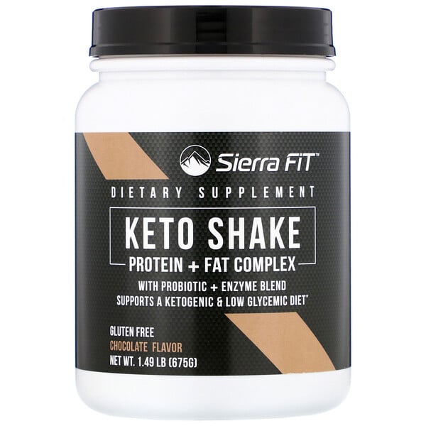 Keto Shake, Chocolate, 1.49 lbs (675 g)