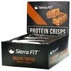 Sierra Fit, Protein Crisps, Proteinchips, gesalzenes Toffee, 12 Riegel, je 56 g (1,98 oz.)
