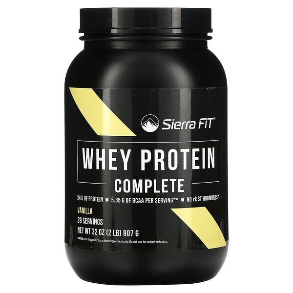 Whey Protein Complete, Vanilla, 2 lb (907 g)