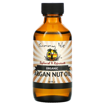 Sunny Isle Organic Argan Nut Oil, 2 fl oz