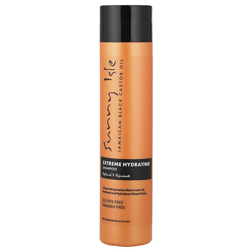 Sunny Isle Jamaican Black Castor Oil, Extreme Hydrating Shampoo, 10.1 fl oz (298 ml)