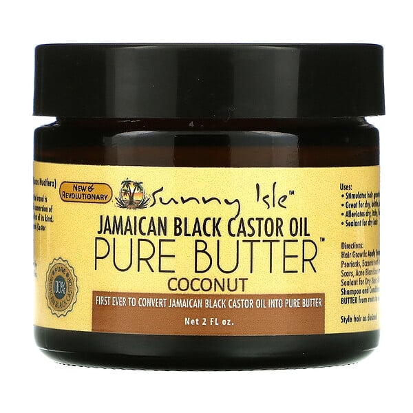Ямайское черное касторовое масло, чистое масло, кокос, 2 жидк. Унции 