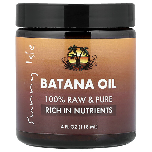 Sunny Isle 100% Raw & Pure Batana Oil, 4 fl oz (118 ml)