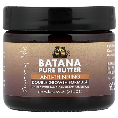 Sunny Isle Batana Pure Butter, Anti-Thinning, 2 fl oz (59 ml)