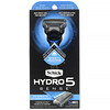 Schick, Hydro 5 Sense, Hidratante, 1 rasuradora, 2 cabezales