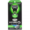 Schick, Hydro 5 Sense, Para piel sensible, 1 rasuradora, 2 cabezales