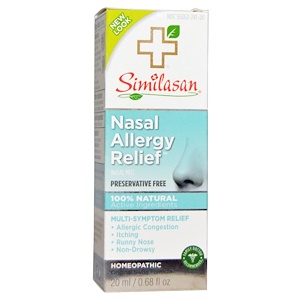 Отзывы о Симиласан, Nasal Allergy Relief, 0.68 fl oz (20 ml)
