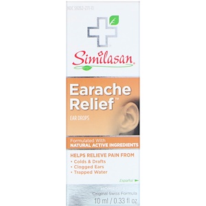 Отзывы о Симиласан, Earache Relief, Ear Drops, 0.33 fl oz (10 ml)