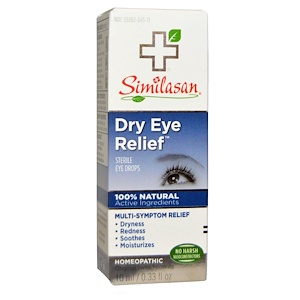 Similasan, Стерильные глазные капли от сухости в глазах Dry Eye Relief, 10 мл