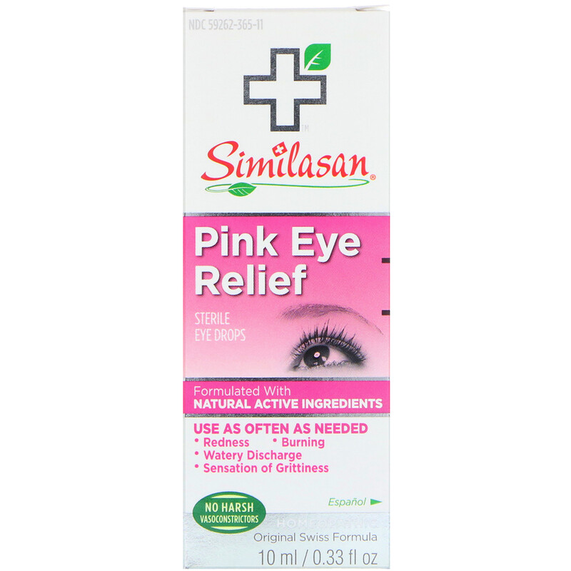 Similasan, Pink Eye Relief, Sterile Eye Drops, 0.33 fl oz (10 ml) iHerb